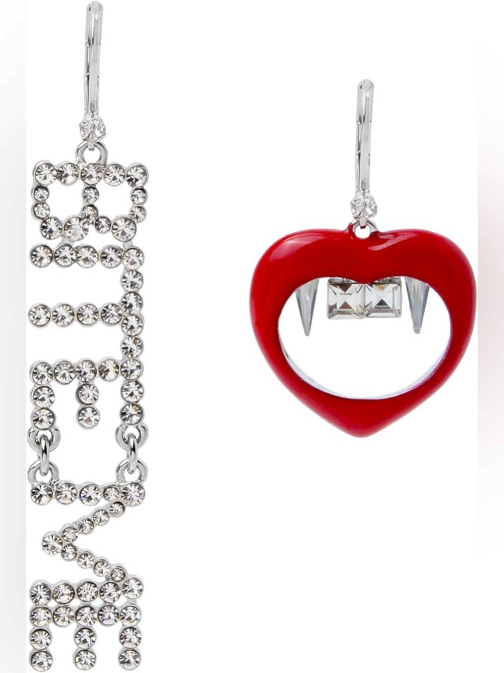 Betsey Johnson Bite Me Earrings